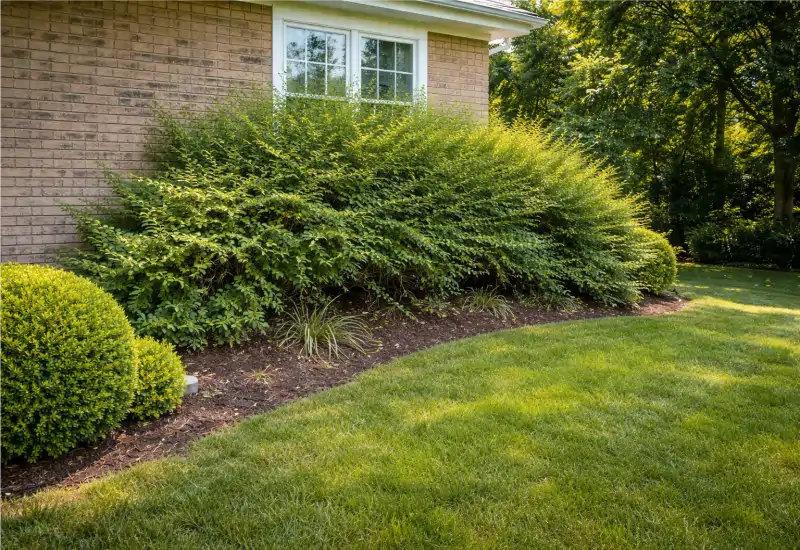 bush trimming before
